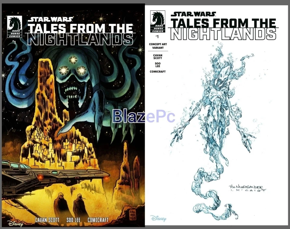 Star Wars Tales from the Nightlands #1 Cover A B Variant Set Option IDW 2025 NM - Image 1 of 1