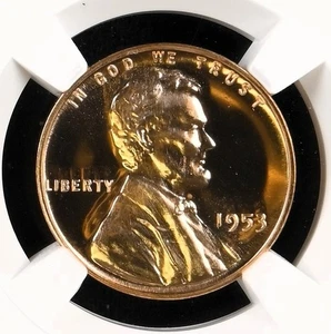 1953  Lincoln Cent   NGC  PF68RD  Red Proof - Picture 1 of 4