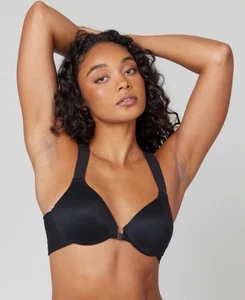 Spanx Women’s Black Racerback Underwire Bra Size 34D 235 Bra-llelujah - Picture 1 of 4