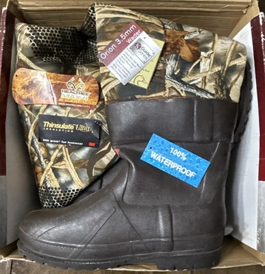 Guide Series Orion Real Tree Max 4 Wader Neoprene Size 13 Regular Waterproof - Image 1 of 4