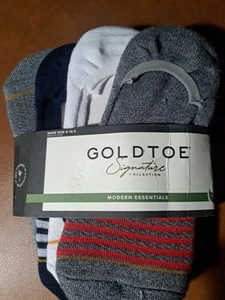 4 Pair Goldtoe Signature Collection Of Modern Essentials No Sock Look 6-12.5  - Picture 1 of 3