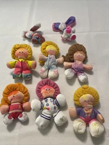 Smooshees Plüschpuppe 6 Stück Fisher Price Vintage Spielzeug 80er Mädchen kleine Puppen - Bild 1 von 3