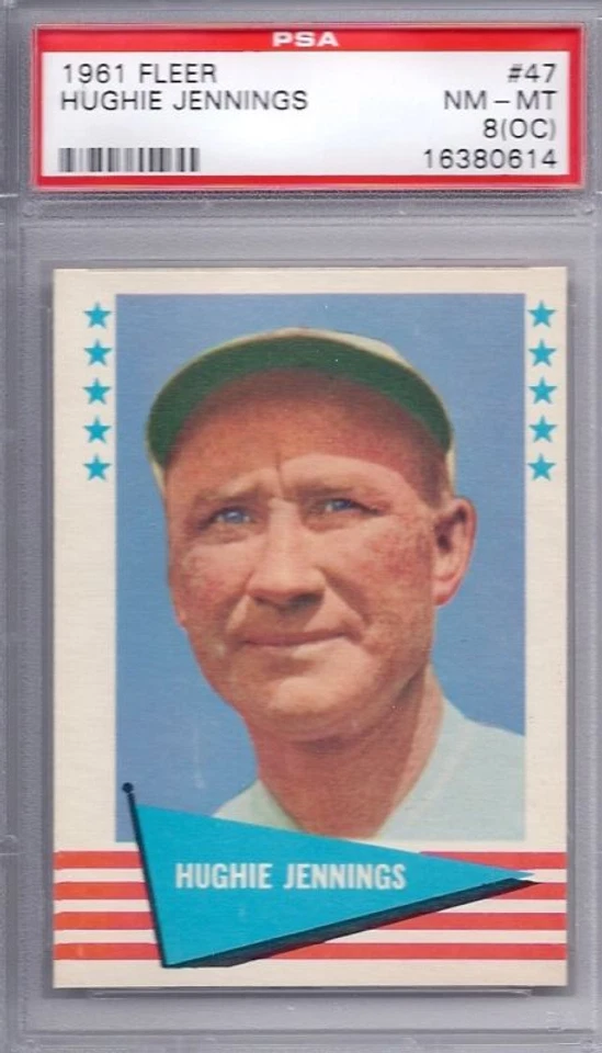 1961 Fleer Set #47 Hughie Jennings PSA 8 OC - Image 1 of 1