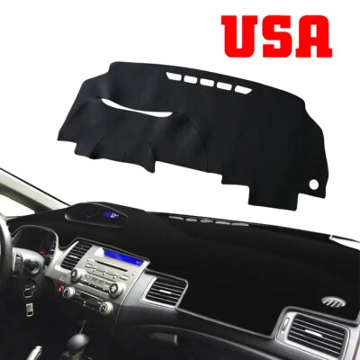 Car Dashboard Cover Leather Mat Sun Shade Pad For HONDA CIVIC/Acura CSX 2006-11 - Image 1 of 4