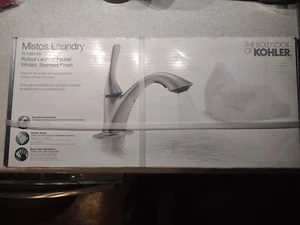KOHLER Mistos One-Handle Pull-Out Laundry Utility Faucet R77062-VS  - Picture 1 of 13