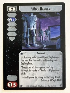 'Mech Hanger Battletech CCG Commander's Edition Command - Picture 1 of 1