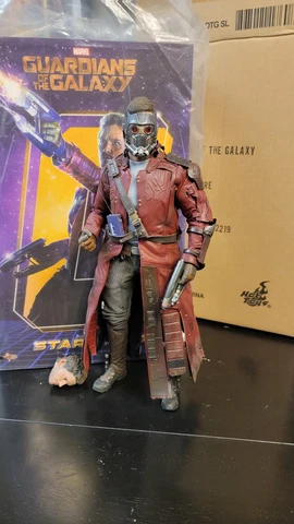 Hot Toys MMS255 Marvel Guardians Of The Galaxy 1/6 Scale Star-Lord Figure Cover