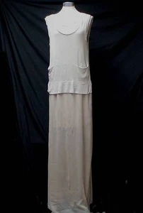 BNWT MADE IN ITALY CRISTINA GAVIOLI LAGENLOOK Quirky BOHO ARTSY Maxi Dress UK 10 - Picture 1 of 4