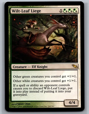 Magic The Gathering Shadowmoor Wilt-Leaf Liege #245/301 MTG TCG CCG - Image 1 of 2