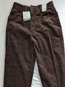 NEW BNWT Vintage Etam Corded Trousers Brown Size 12 W28 L29 RRP £37 - Picture 1 of 16