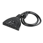 3-Port Switcher Splitter Hub Box with 55cm Cable for HDTV / / 360