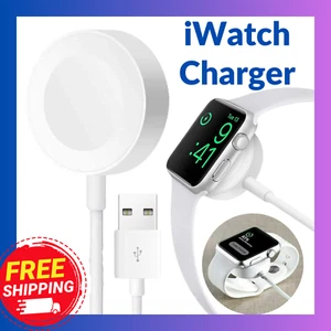 Caricabatteria magnetico iWatch dock di ricarica USB per Apple iWatch serie 8/7/6/5/4/3 SE - Foto 1 di 14