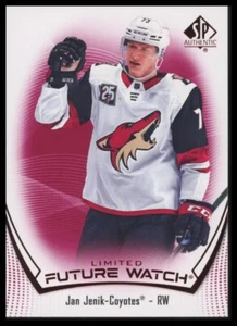 2021-22 SP Authentic Jan Jenik #127 Hockey Arizona Coyotes - Picture 1 of 2