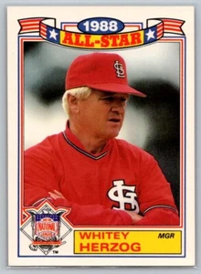 1987 Topps Commemorative All Star Whitey Herzog #12 - Picture 1 of 2