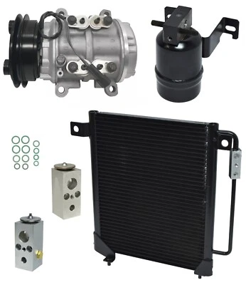 RYC Reman AC Compressor Kit W/Condenser EG100 Fits Plymouth Voyager 2.5L 1990 - Image 1 of 4
