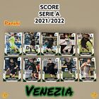 10 Cartes Panini Score Série À 2021 2022 Equipe Complète Venise FC 111 120 Ita