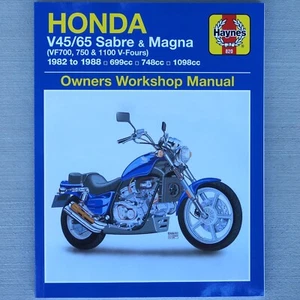 1982-1988 Honda Magna Sabre V45 V65 VF 750 1100 HAYNES REPAIR MANUAL 820 - Picture 1 of 3