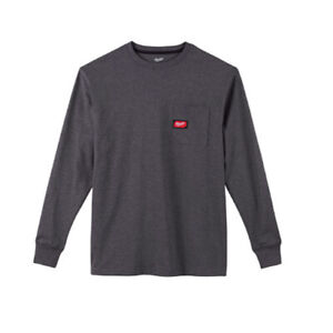 Milwaukee 602 Heavy Duty Pocket Long Sleeve T-Shirt -Various Sizes and Colors