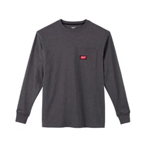 Milwaukee 602 strapazierfähiges Langarm-T-Shirt in der Tasche - verschiedene Größen und Farben - Bild 1 von 12