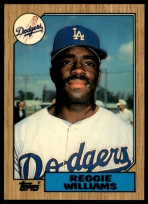 1987 Topps Tiffany Reggie Williams RC Los Angeles Dodgers #232 - Image 1 of 2