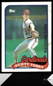 2017 Topps #686 Scott Terry Rediscover 1989 Topps Stamped Buybacks Bronze - Picture 1 of 2