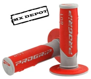 PROGRIP 801 RED HANDLEBAR MX MOTOCROSS GRIPS - HONDA CRF150 R 2007 - 2022 - Picture 1 of 1