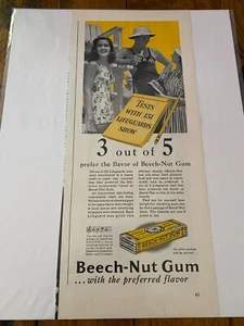 Vintage 1941 Beech Nut Gum 151 Lifeguards Tested ad - Picture 1 of 1