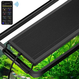 50W LED Aquarium Light Bluetooth Smart APP Control Full Spectrum Fish Tank 120cm - Picture 1 of 11