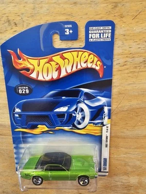 Hot Wheels '68 COUGAR, Green; 2002 First Editions Series 17/42 Collector No. 029 - Image 1 of 4