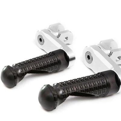 Clavijas de pie de ciclista extensibles negras M-PRO 40 mm para Daytona 955i 99-02 03 04 05 06 Foto 1 de 4