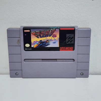 Vintage F-Zero Super Nintendo SNES Game Cartridge Racing Tested Authentic - Image 1 of 4
