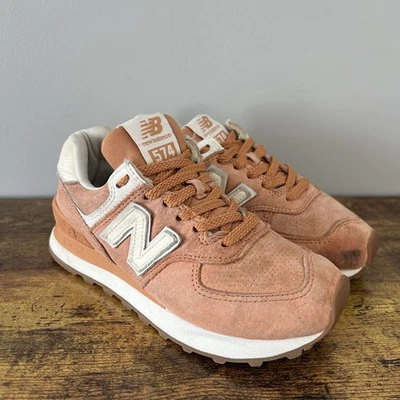 Новый баланс 574 женский размер 6 Sepia сожжен оранжевый замшевые кроссовки WL574NB - Изображение 1 из 4