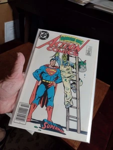 DC Action Comics #560 #563 AMBUSH BUG NEWSTANDS!  1984-85 VF/VF+ - Picture 1 of 4