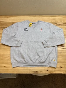 Sudadera Carhartt K124 Gris Carbono Peso Medio Calce Suelto Cuello Redondo Talla 2XL - Imagen 1 de 8