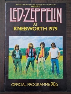 LED ZEPPELIN TOUR PROGRAMME 'KNEBWORTH 1979’ ORIGINAL EXCELLENT CONDITION. - Picture 1 of 9