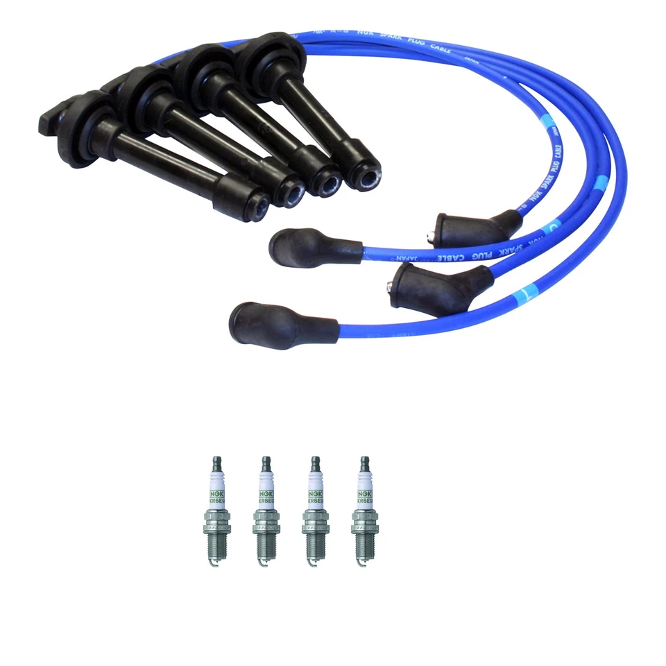 Juego de 4 bujías de platino NGK de 7 mm para Acura Integra 1,8 4L B18A1 90-91 Foto 1 de 1