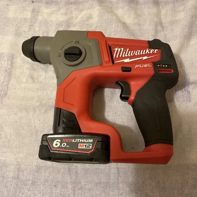 Milwaukee M12CH SDS-PLUS Hammer Drill 12V Body with 6Ah battery  - Image 1 of 4