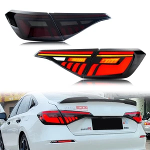 LED Tail Lights for Honda Civic 11th Gen 2022-2026 Sedan V2 Rear Lamps Assembly - Picture 1 of 5