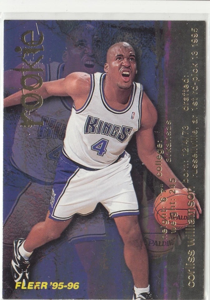 1995-96 Fleer - Corliss Williamson #318 (RC) - Image 1 of 2