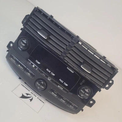 2004-2005 Toyota Sienna Digital Climate Control Panel AC Heater Black Tested OEM - Image 1 of 4