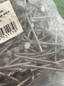 50no 50mm x 2.65mm Stainless Steel Annular Ringshank Nails Grade 304 SS ARS TIMC - Picture 1 of 3