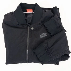 Nike Men's Jacket Windbreaker Size S Zip-Up Black - Picture 1 of 12