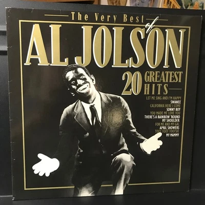 AL JOLSON 20 Greatest Hits  IMPORT ITALY Lp Vinyl Disc Record Mint - Image 1 of 4