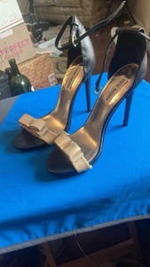 Steve Madden schwarz und hellbraune Damen-Heels 9 brandneu Ra0504 - Bild 1 von 8