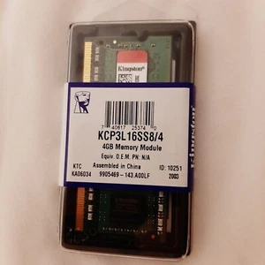 Kingston 4GB DDR3 1600 Laptop/PC memory. Brand New Sealed Pack. Free Postage - Picture 1 of 3
