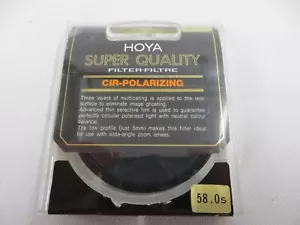 Filtro HOYA Super Calidad CIR-POLARIZANTE 58MM Multi-Capa (#3) - Imagen 1 de 3