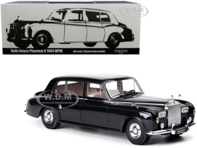Rolls Royce Phantom V 1964 azul medianoche Met. MODELO DIECAST PARAGON 98216 1/18 Foto 1 de 4