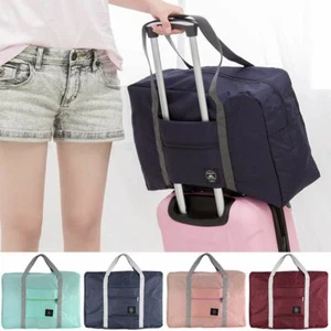 Foldable Portable Travel Luggage Baggage Storage Carry-On Duffle Bag Waterpoof - Picture 1 of 15