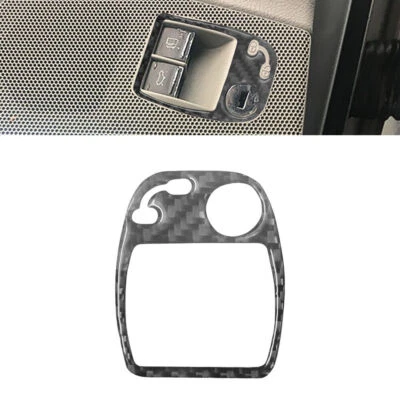 Cubierta de marco de botón de interruptor de maletero de fibra de carbono para Volkswagen Passat B6 2006-2010 Foto 1 de 4