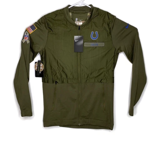Nike Indianapolis Colts Salute to Service Sideline Elite Hybrid Jacket Sz Small Cover